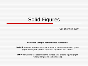 Solid Figures - Troup 6