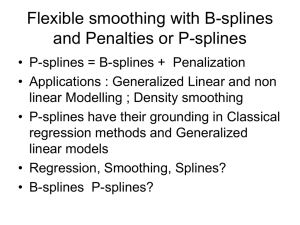 Flexible smoothing with B-splines and Penalties or P