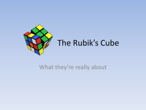 The Rubik`s Cube