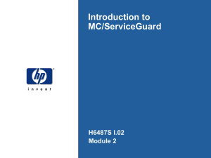 mod02_Introduction to MCServiceGuard