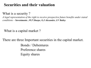 Security Valuation