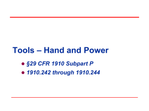 Hand and Power Tools-GI (Final -5-01-09)