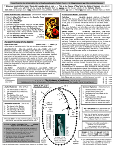 How to Pray the Rosary ink - Immaculata