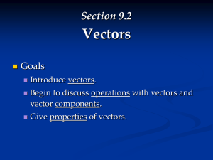 Vectors