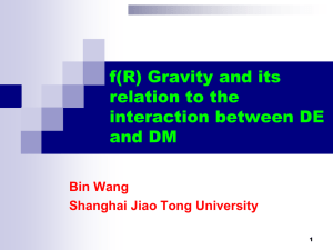 f(R) Gravity and its relation to the interaction between DE and DM