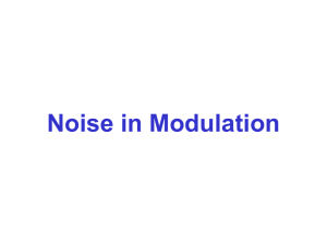 noise in modulation