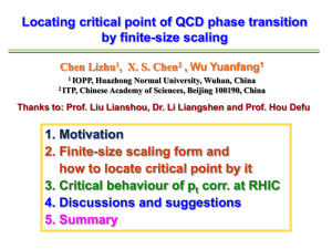 Locating Critical Point of QCD Phase Transition by Finite