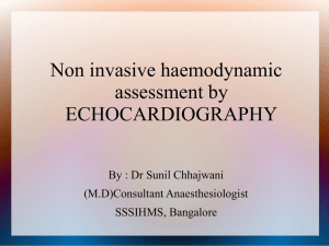 ECHO in Haemodynamics