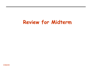 Midterm Review