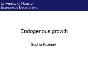 Growth - University of Houston