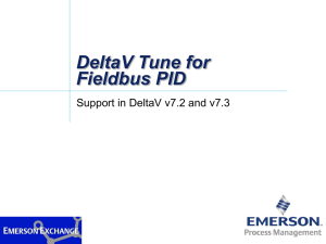 DeltaV Tune for Fieldbus PID
