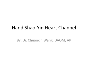 Hand Shao-Yin Heart Channel