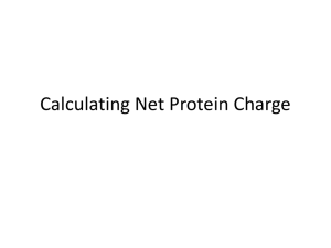 Calculating Protein Charge