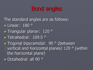 Bond angles