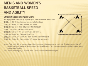 Men`s and Women`s Basketball Conditioning Drills.