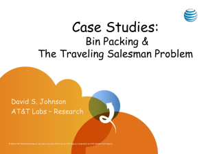 The Traveling Salesman Problem