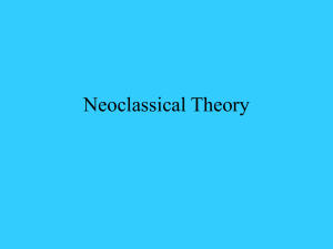 Neoclassical Theory