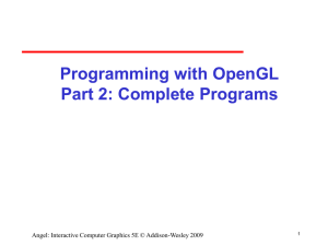 Programming with OpenGL: Complete Programs