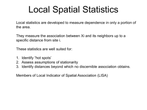 Spatial Autocorrelation – Join Count