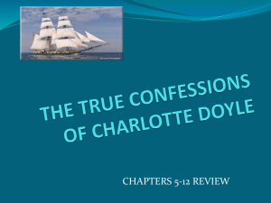 THE TRUE CONFESSIONS OF CHARLOTTE DOYLE
