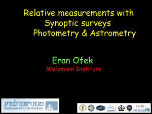 Photometry and Astrometry -