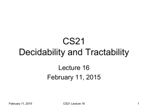 CS21 Lecture 1 - Computing + Mathematical Sciences