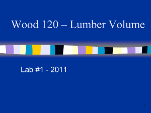 Log and Lumber Volumes