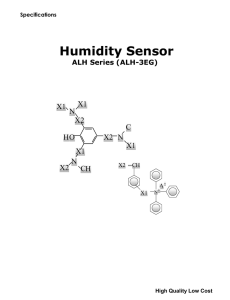 Humidity Sensor ALH Series