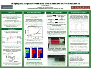 Imaging by Magnetic Particles with a Nonlinear Field