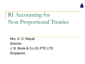 RI Accounting Non Proportional