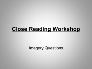 Close Reading Workshop imagery
