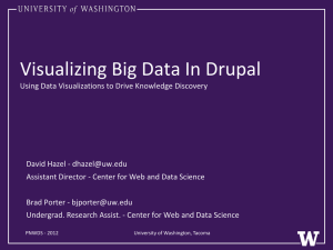 Visualizing Big Data In Drupal Using Data Visualizations to Drive