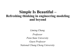 Simple Is Beautiful - Penn State University