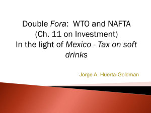 WTO / NAFTA