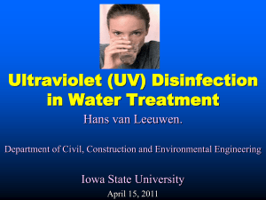 UV-disinfection - Iowa State University