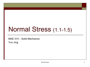 Normal Stress (1.1-1.5)