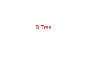 B Tree