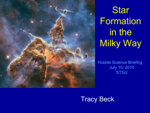 Star Formation in the Milky Way - HubbleSOURCE