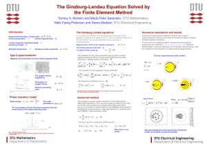 The Ginzburg Landau equations