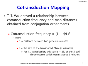 Cotransduction Mapping