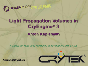 Light Propagation Volumes in CryEngine 3