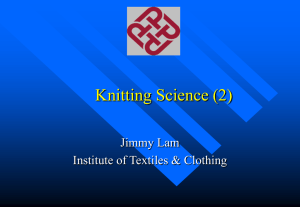 Knitting Science 2, Production Calculation