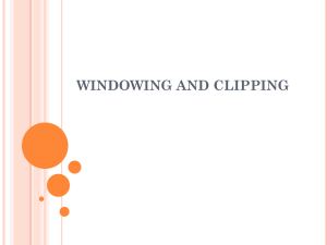 Unit3-WINDOWING AND CLIPPING