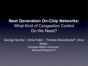 Next Generation On-Chip Networks