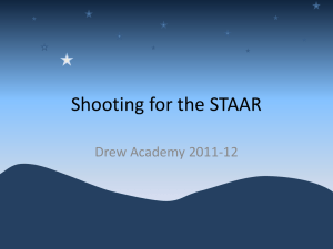 Shooting for the STAAR