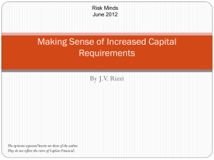 making sense of increased capital requirements
