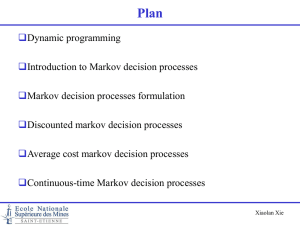 Markov decision process