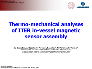 Thermo-mechanical analyses of ITER in-vessel magnetic
