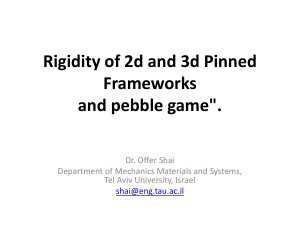 Rigidity of 2d and 3d Pinned Frameworks