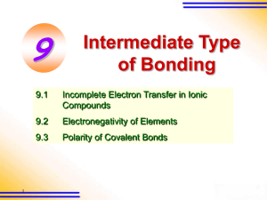 Intermediate type of bonding